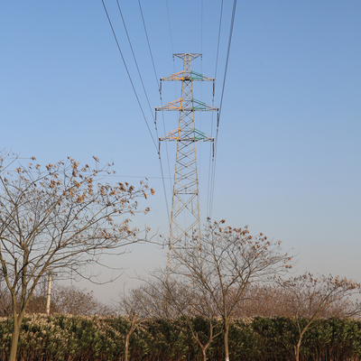 ANSI電気伝達タワーの高圧角度の高圧力Q235b