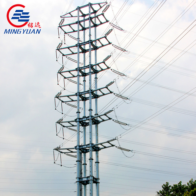 高圧二重回路塔 66 Kv 電圧